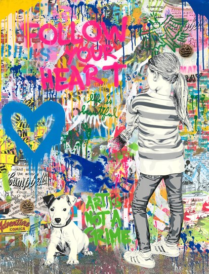 Express Yourself by Mr. Brainwash - Original on Paper